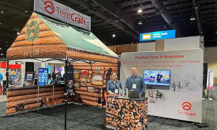 How We Designed a Tent for an Experiential Marketing Trade Show