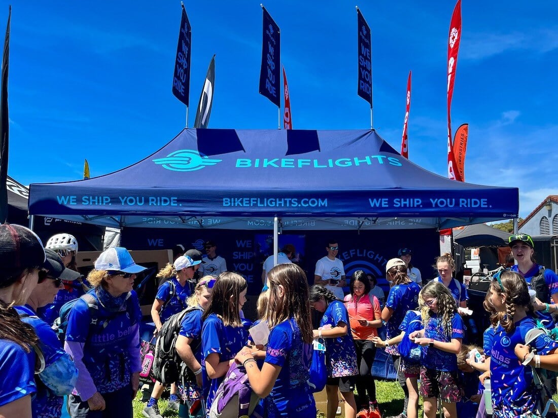 Custom Pop-Up Tent Heightens BikeFlights at Sea Otter Classic