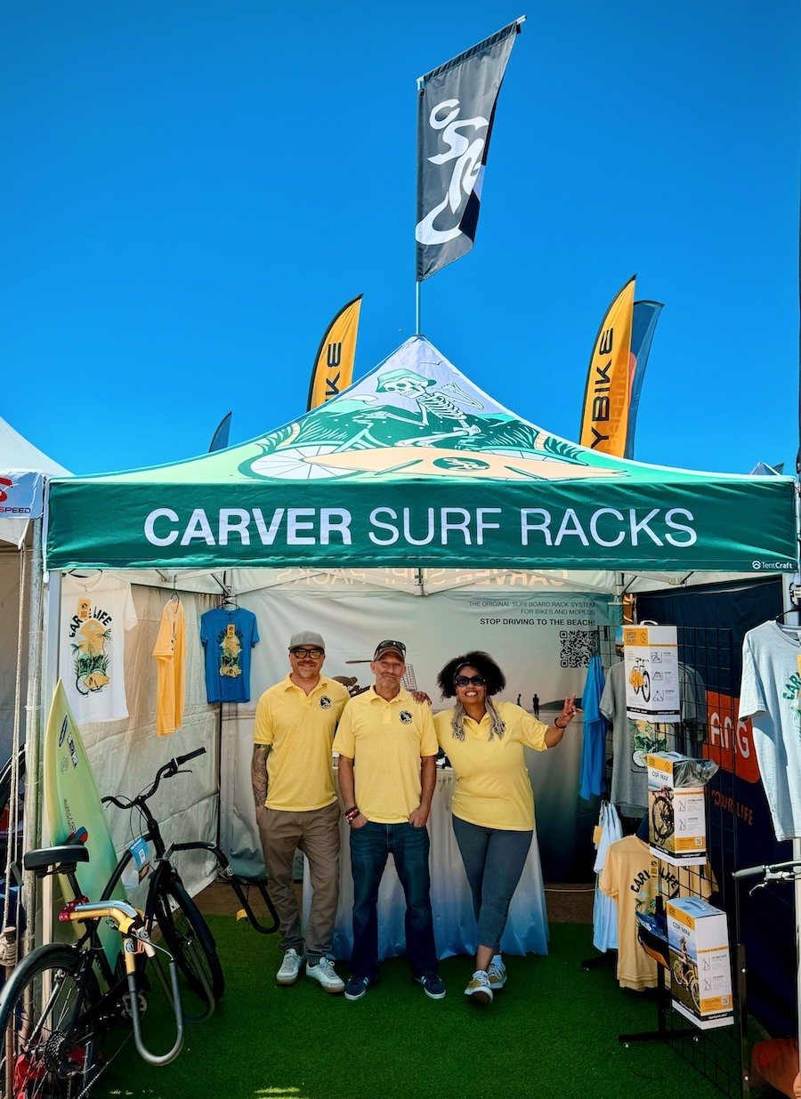 Custom 10x10 canopy tent for Carver Surf Racks