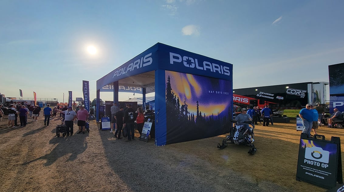 Polaris Truss Structure + Photo Op At Hay Days