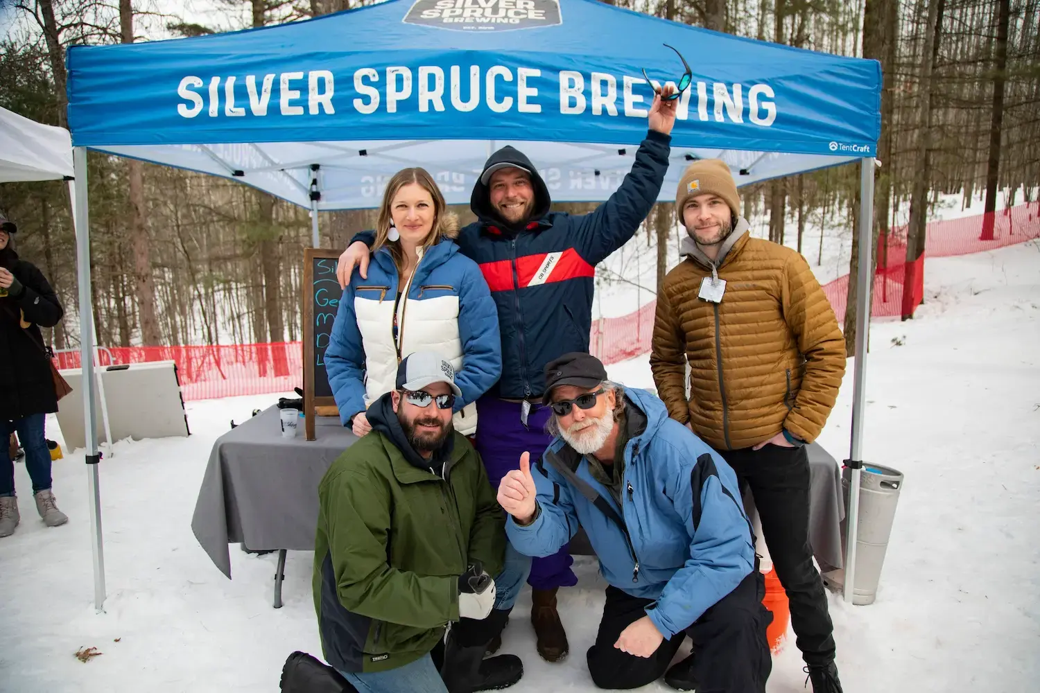 TentCraft pop-up tent for Silver Spruce Brewing Co