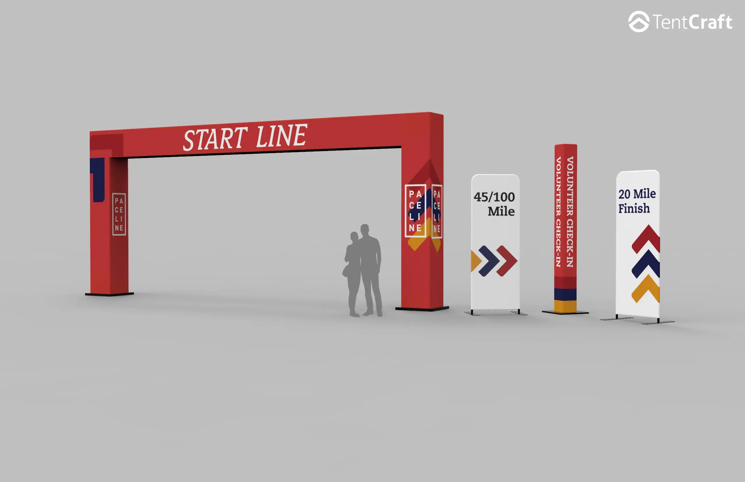 Paceline Truss Starting Line Rendering