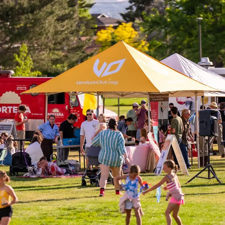 A MONARCHREACH used at a community event