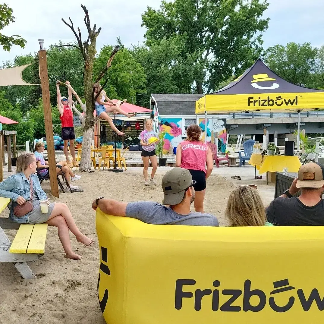 10x10 mightyTENT + Airframe Inflatable Sofa