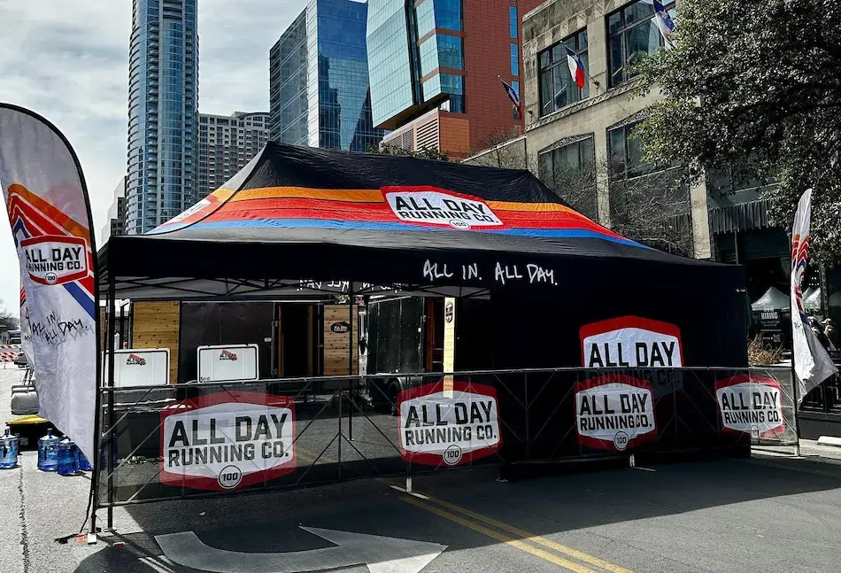 13'x26' Heavy-Duty Pop-Up Tent, Custom Printd Canopy - MONARCHTENT Standard Peak