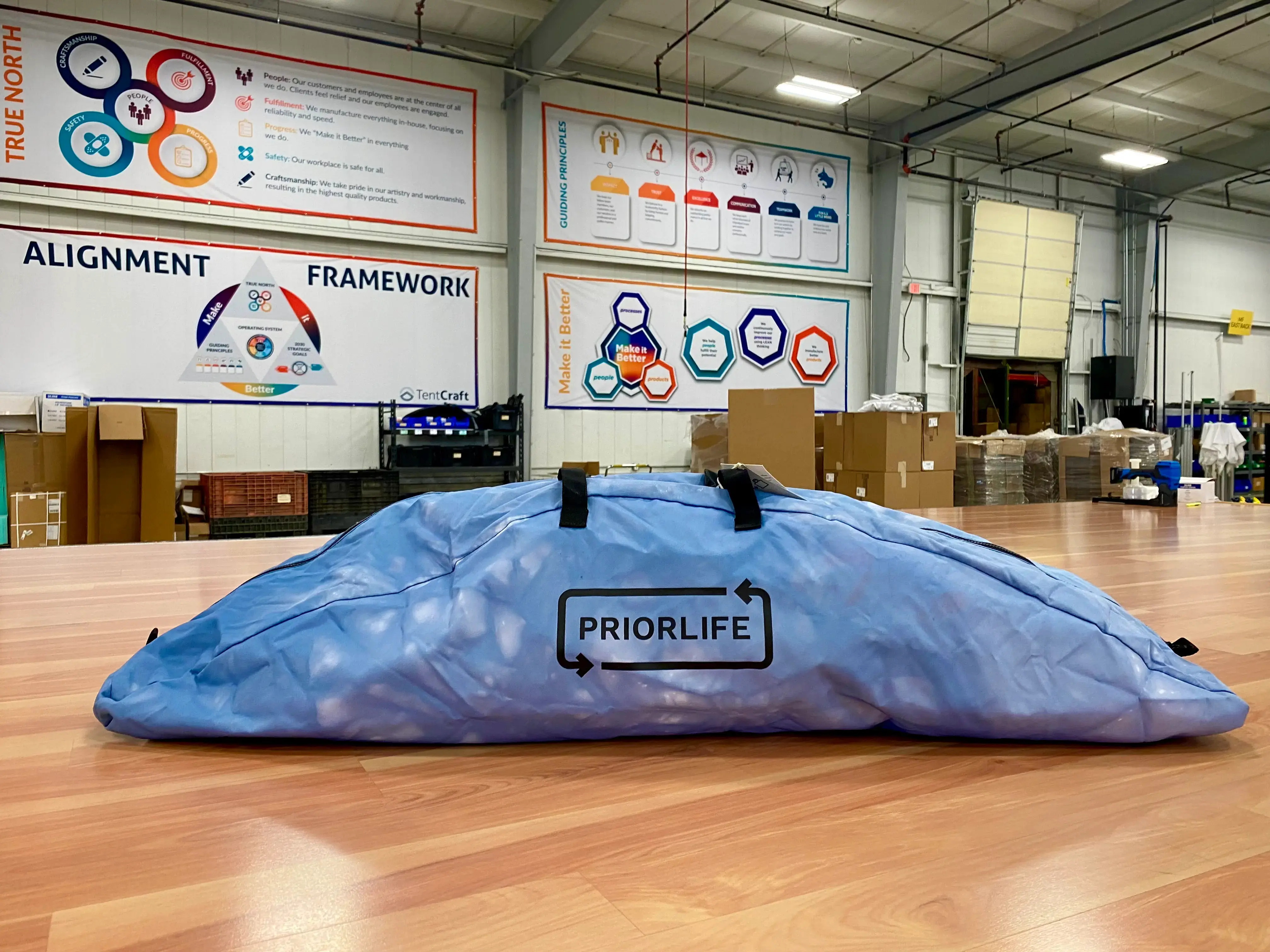 TentCraft and Priorlife Form Upcycling Partnership