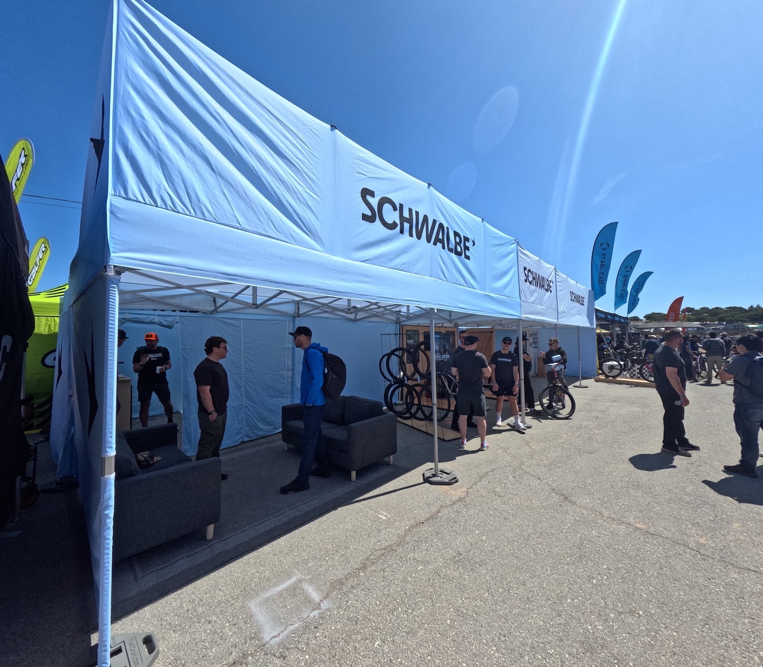 Schwalbe Sea Otter 2026 Heavy Duty Pop Up Tents Activation MONARCHSTOREFRONTs