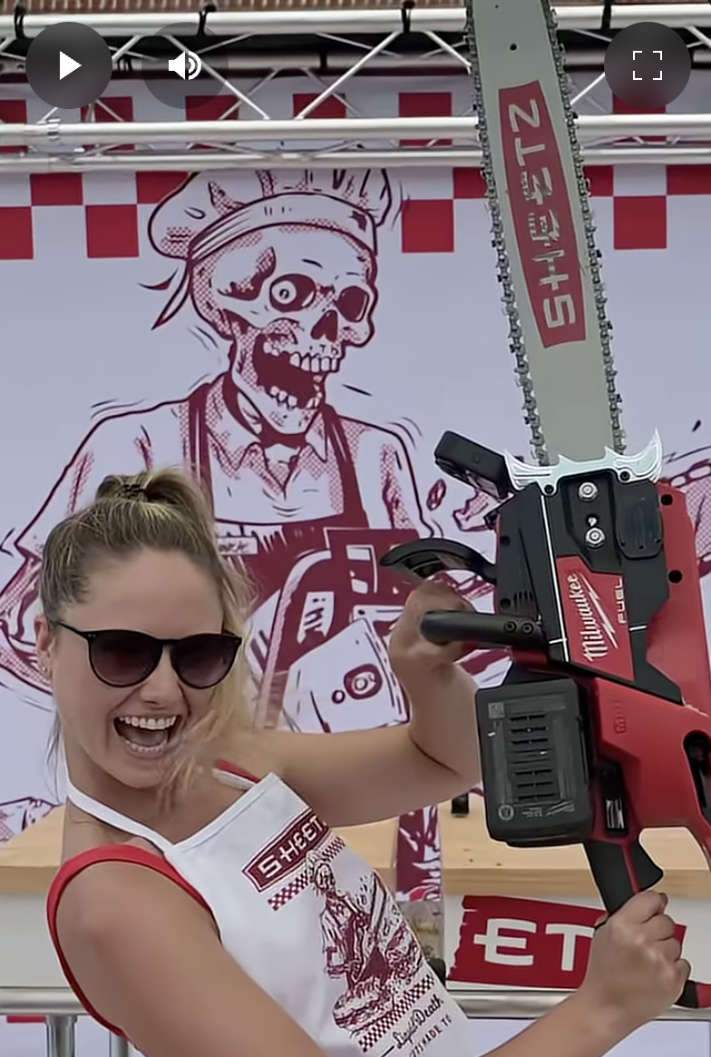 How Sheetz and Liquid Death Used a Custom Truss Rental to Chainsaw Sandwiches and Turn Heads