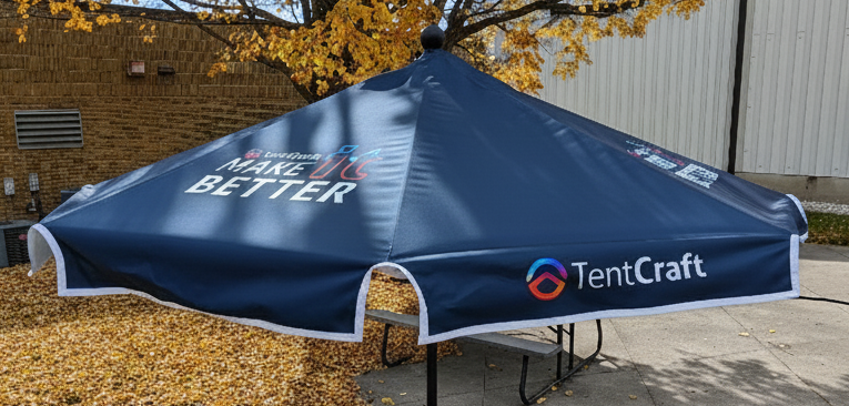 Custom Umbrella With Valences