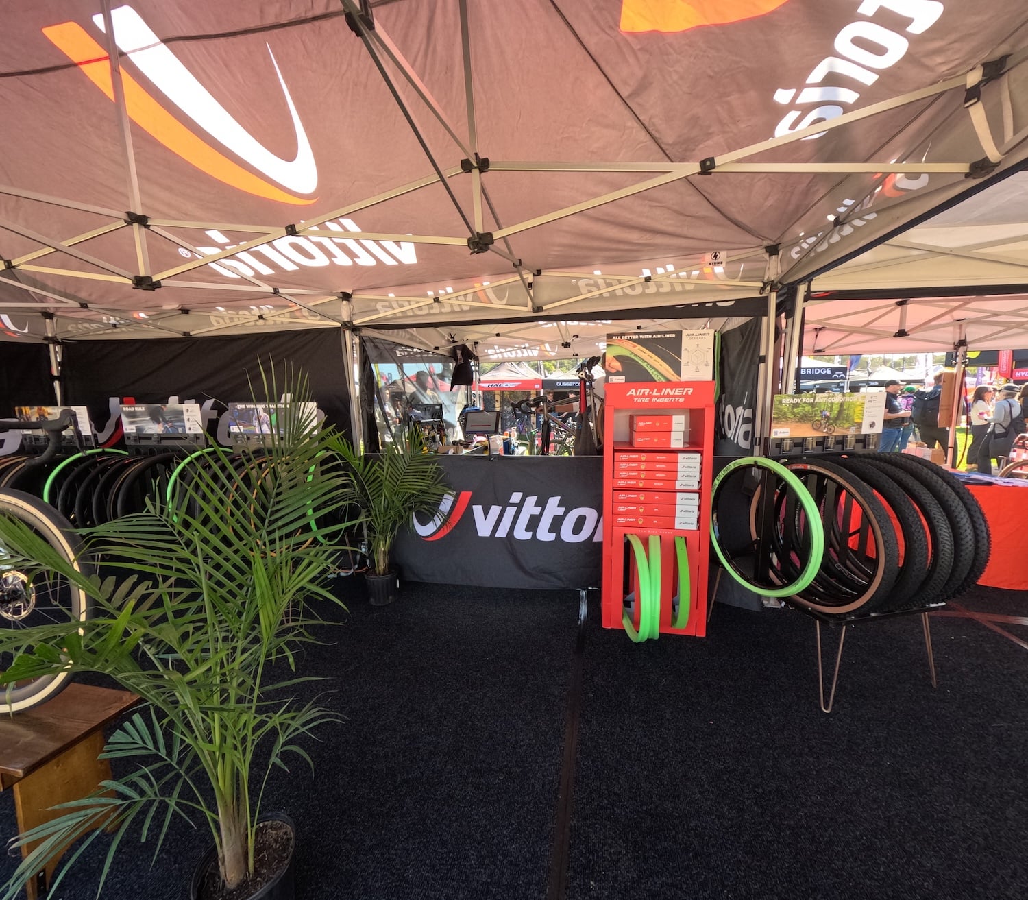 Vittoria Cycling Tires Retail Activation CPG Pop Up Tent Footprint