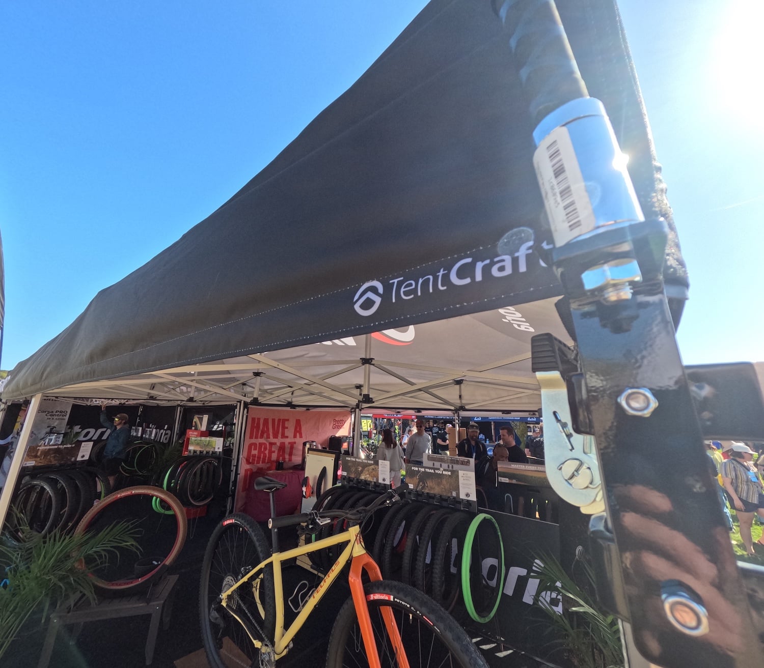 Vittoria Pop Up Tent Activation at Sea Otter by TentCraft