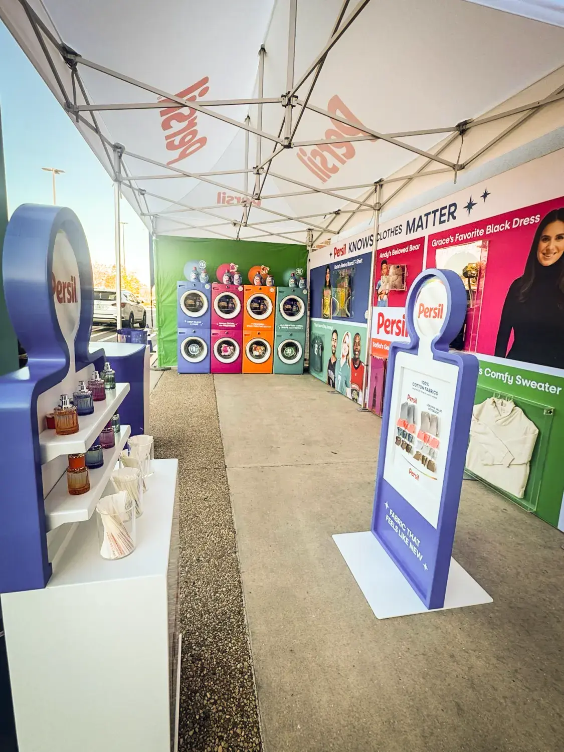 Inside the Persil MONARCHTENT Activation