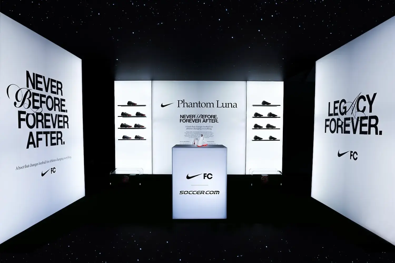 SEG (silicone edge graphics) for a Nike shoe activation